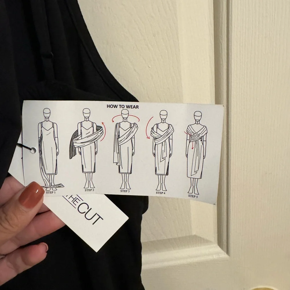 Making The Cut Elegant Evening Gown -wrap makes several - Picture 4 of 4